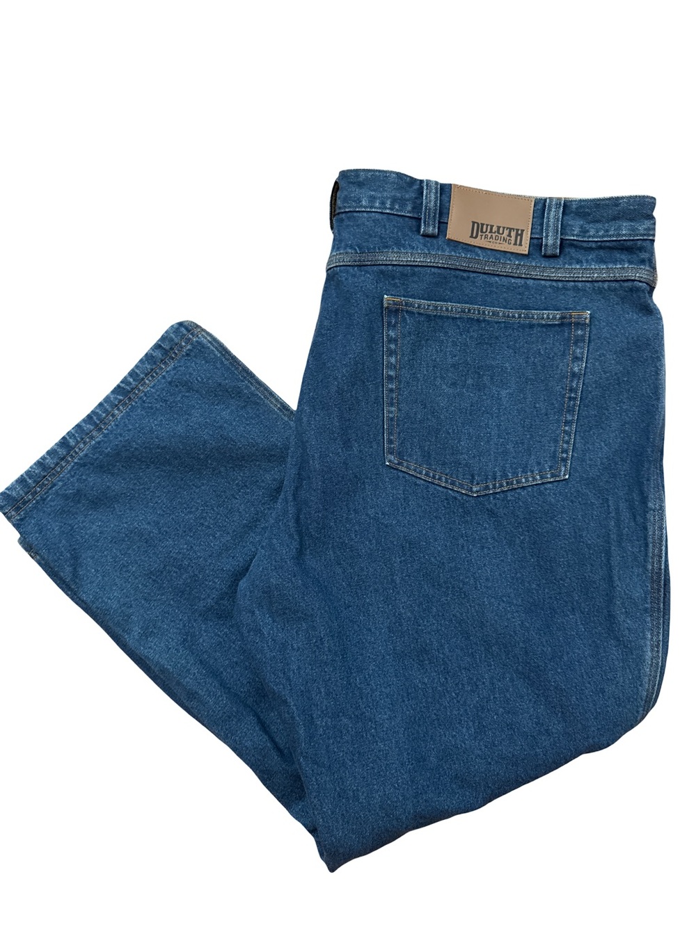 Duluth Trading Flannel‎ Lined Men’s Jeans Size 48x30 Heavy Duty Thick Denim